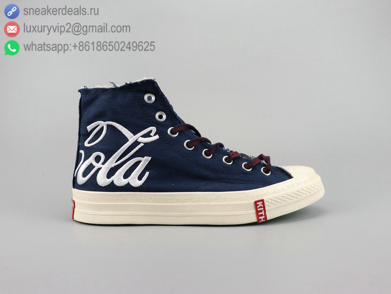CONVERSE X COCA COLA ALL STAR HIGH NAVY UNISEX CANVAS SKATE SHOES